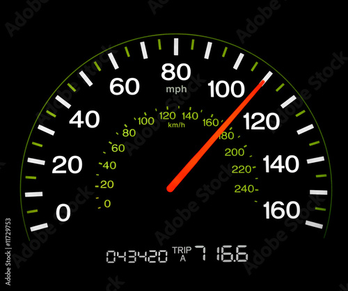 Speedometer - 110 MPH