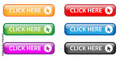 "Click Here" button poster (various colours)