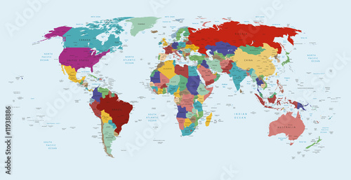polityczna mapa świata