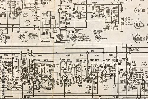 vacuum tubes electronics schematic