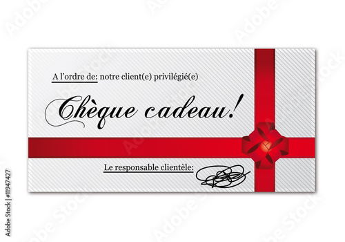 Chèque cadeau fidélité