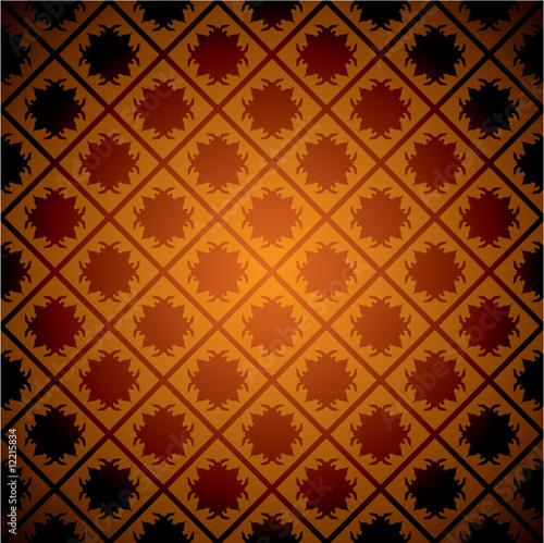 orange wallpaper grid