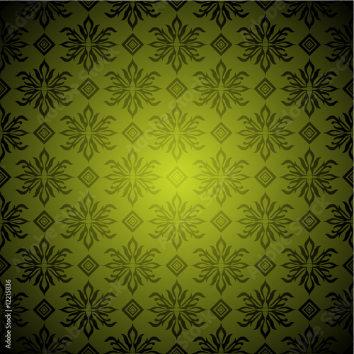 green wallpaper tile