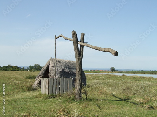 Ziehbrunnen in der Puszta