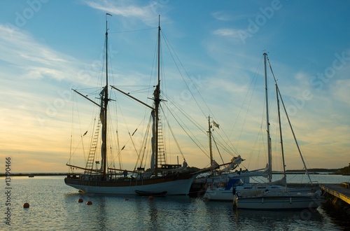 Yachts at the Kiili Harbor