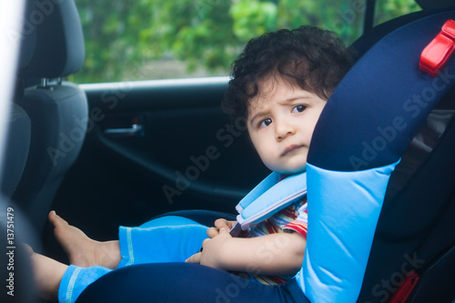 baby in carseat