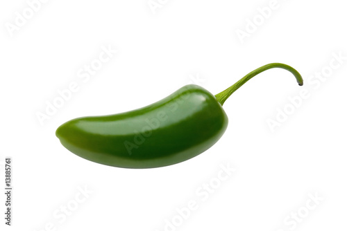 Jalapeno Pepper with Clipping Path