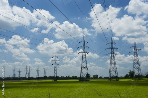 High voltage pylons