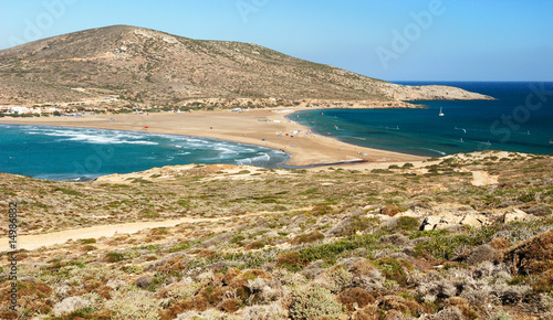 Sea landscape with land neck