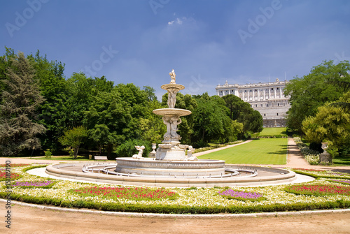 Fountain of Campo del Moro, Madrid, Spain