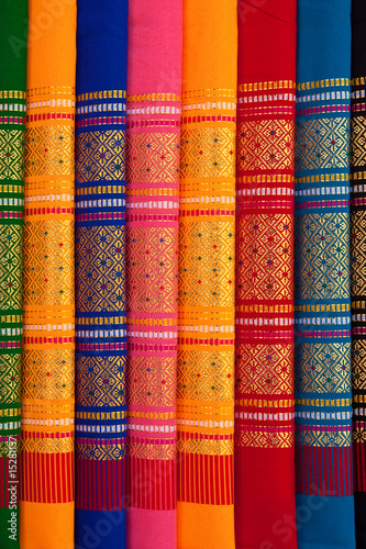 Patterns of native Thai textiles