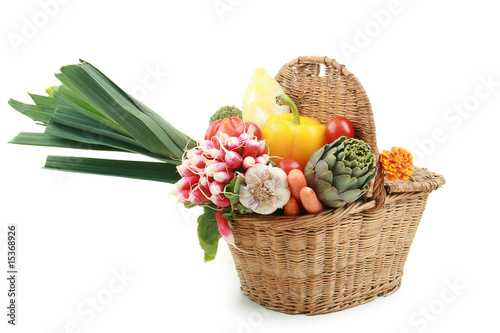 légumes, panier de légumes