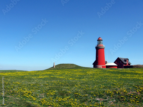 Leuchtturm im Frühling