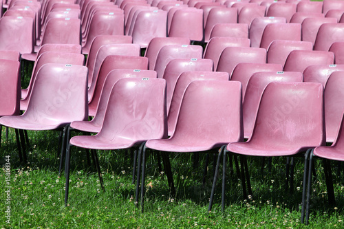 Piles of chairs