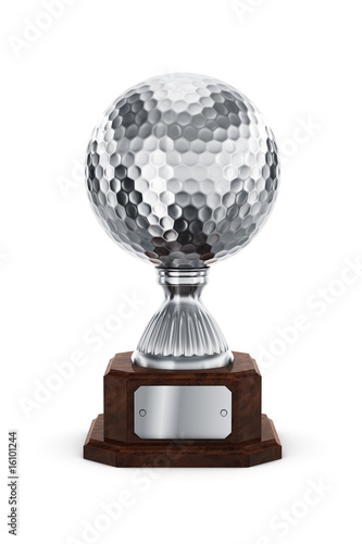 Silver Golf trophy