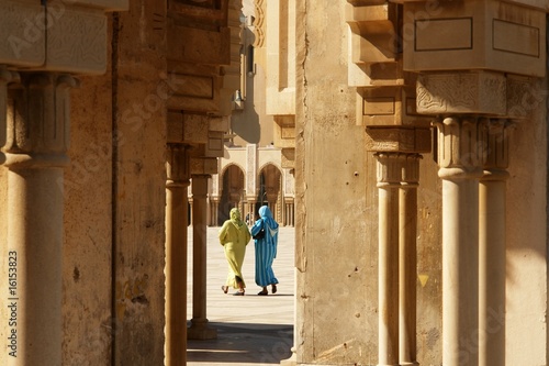 Going to mosque, Casablanca