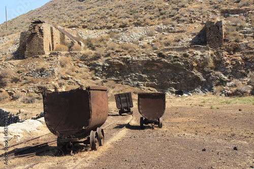 verlassene Mine auf Serifos, Griechenland