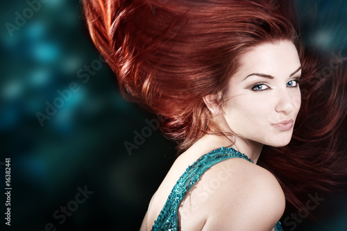Beautiful fiery redhead