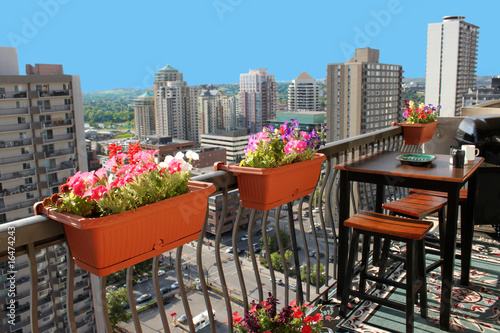 Rooftop patio