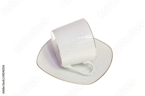 white cup