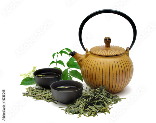 Chinese Longjing green tea
