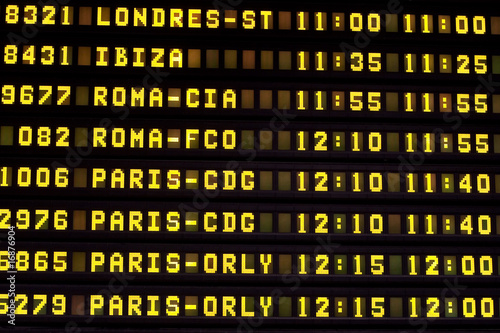 Flight Info Board