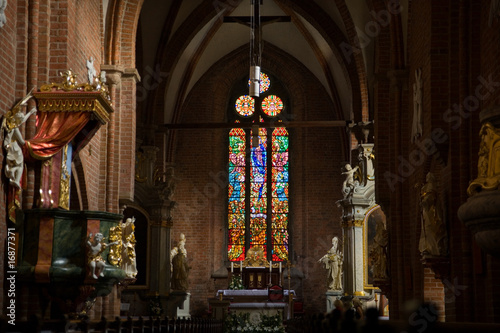 inside historical church