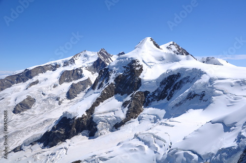 Monte Rosa nahe Zermatt und Matterhorn