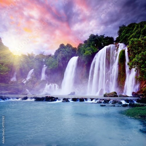 Banyue waterfall