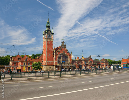 Railway station in Gdansk