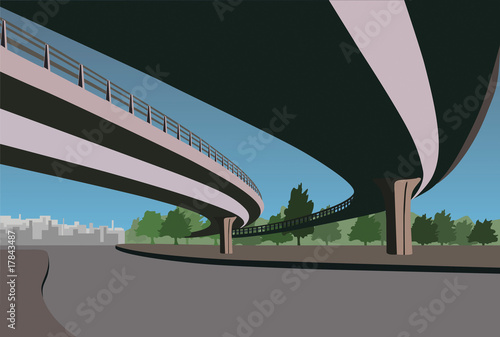 vector illustration of a cityscape