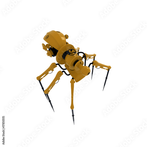 Mustard color of spy - spider