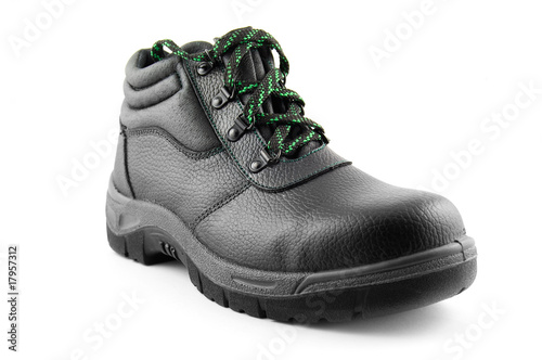 Work boot isolated