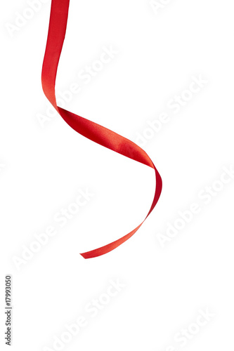 red ribbon decoration christmas
