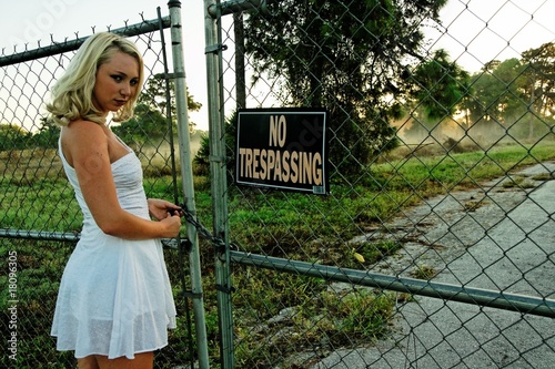 trespassing