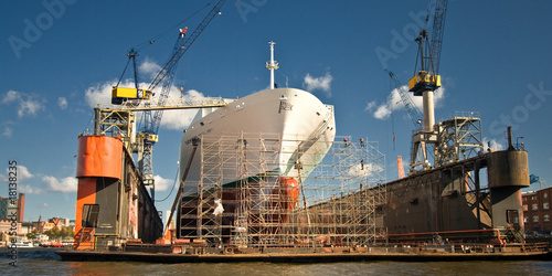 Trockendock in Hamburg