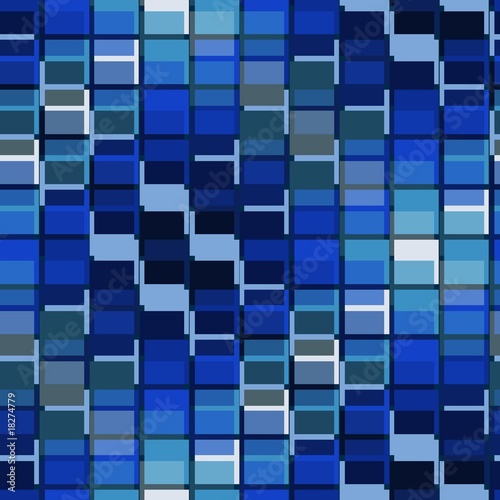 Seamless blue tile pattern