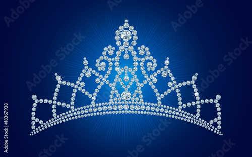 Diamond tiara / vector illustrations