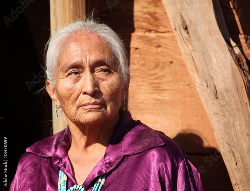 Beautiful 77 year Old Elderly Navajo Woman