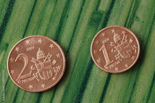 1 et 2 centimes du Vatican