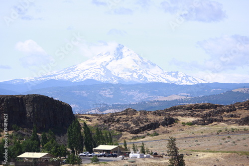 View of Mt. Hood seen from Washington State.