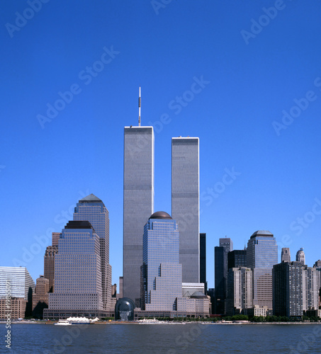 NYC Skyline With The Twin Towers