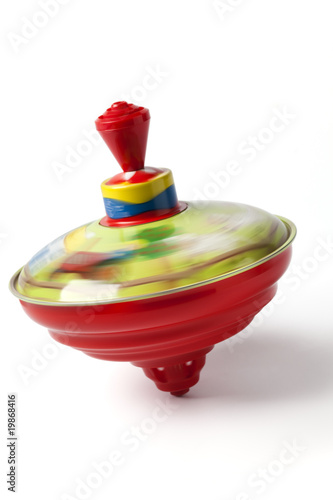 Humming top in motion