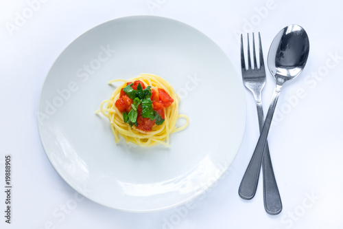 Kleine Portion Pasta