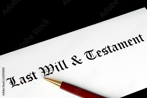 Last will and testament