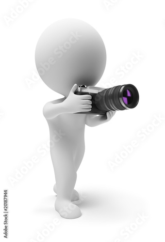 3d small people - photographer