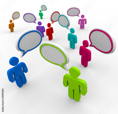 Disorganized Communication - People Speaking at Once