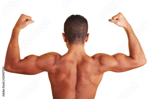 Muskulöser Rücken