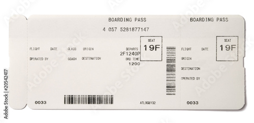 Boarding pass