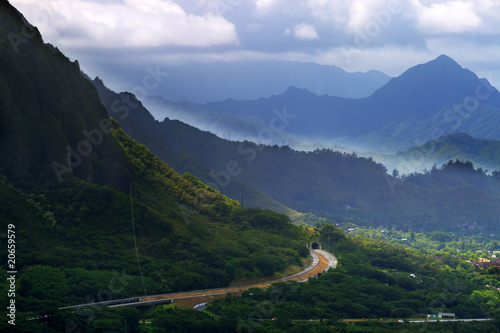 Nuuanu Pali State Park, O'ahu, Hawaii..